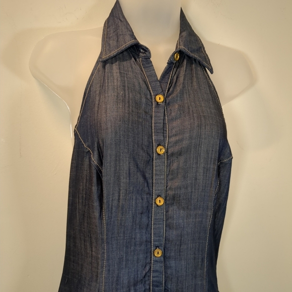 Arden B Women's Sleeveless Button Up Pant Jumpsuit, NWT , Size XS - Picture 2 of 11